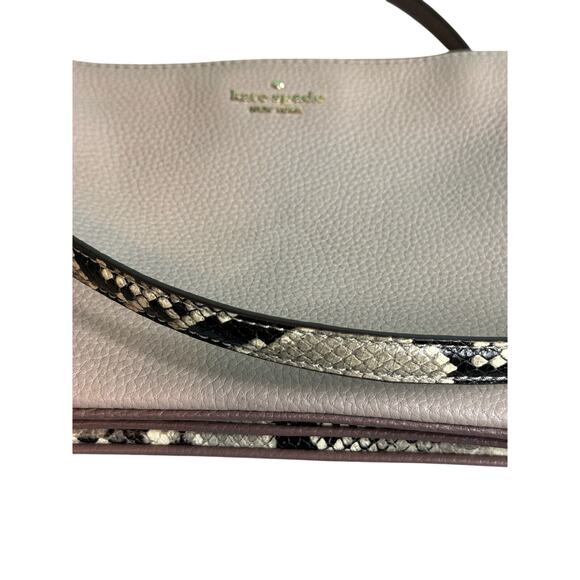 Kate Spade New York Jackson Mixed Material Triple Gusset Crossbody - Picture 2 of 12